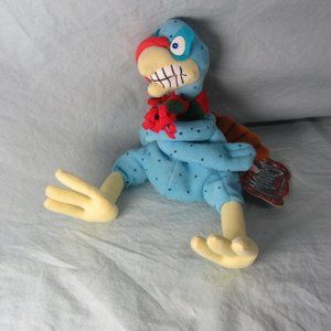 🐸 plush NWT meanies cold turkey stuffed animal (w1943)